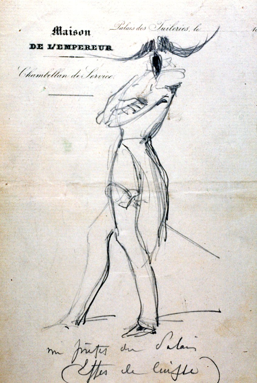 دراسة ، بيت الإمبراطور ، c1823-1870 بواسطة بروسبر ميريمي