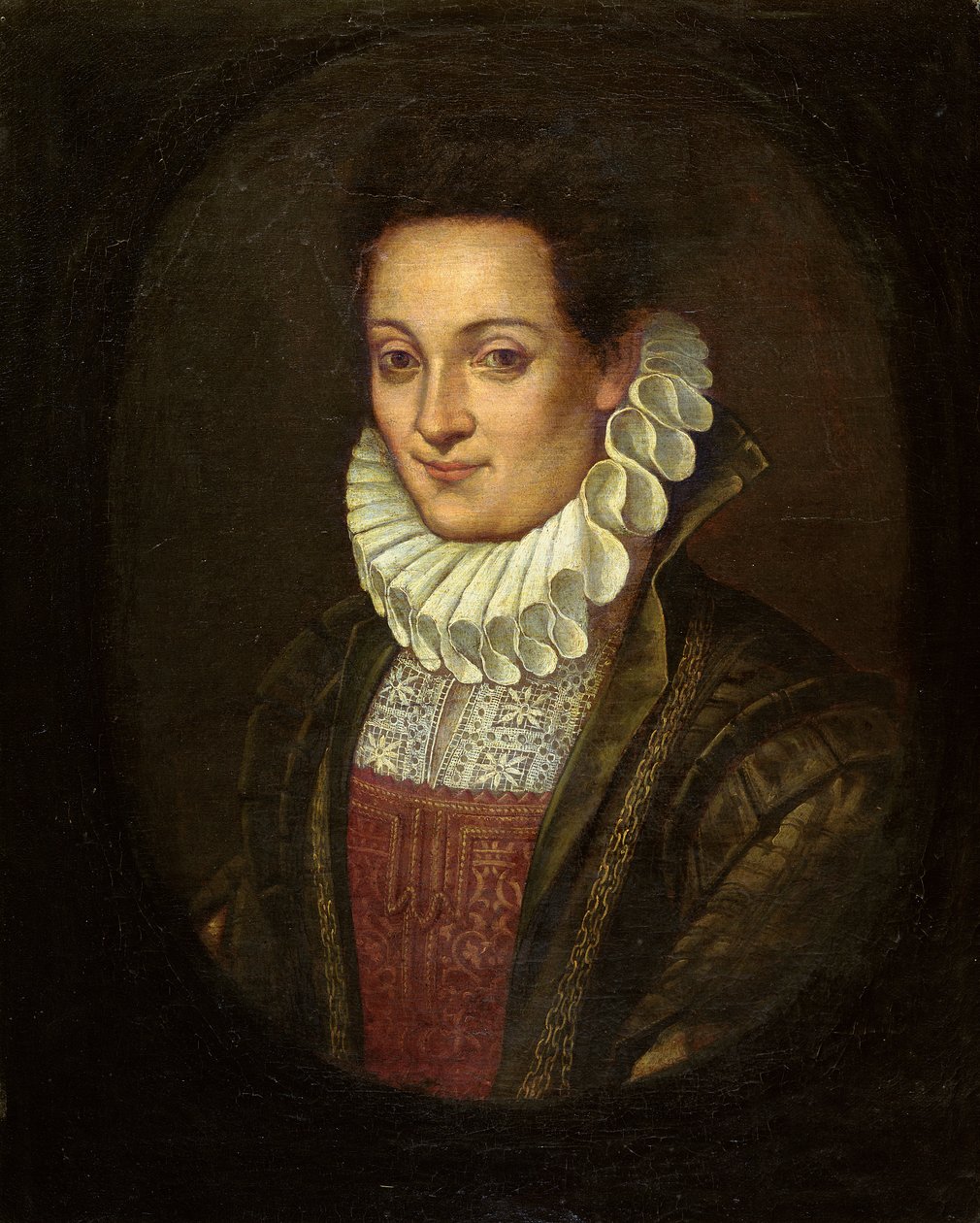صورة لافينيا فونتانا أو بورتريه للفنان ، c.1595 بواسطة بروسبيرو فونتانا