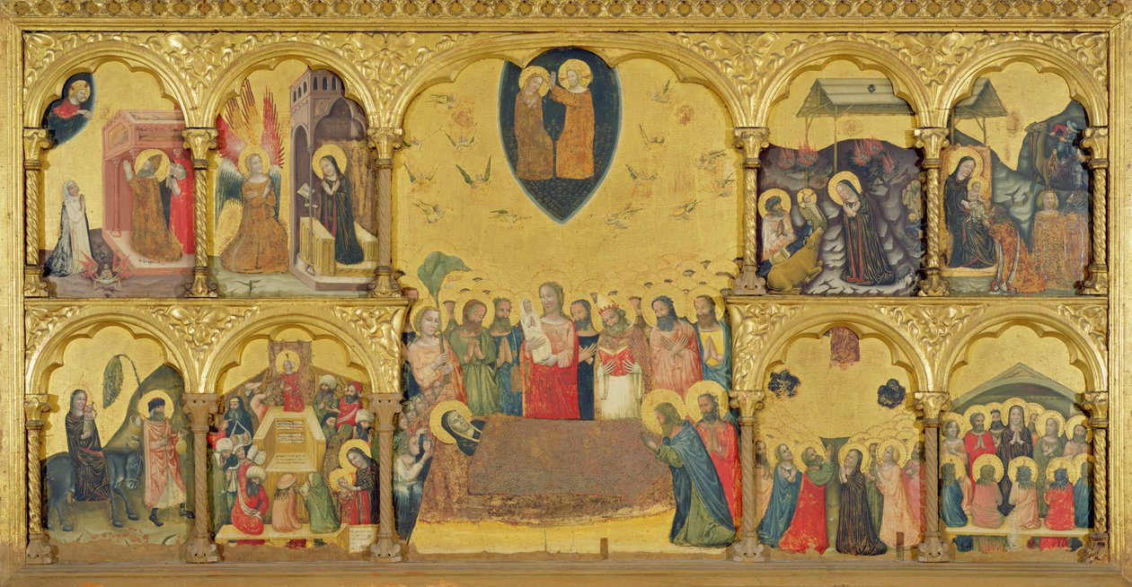 بوليبتش دورميتيون العذراء ، 1330-1335 بواسطة Pseudo Jacopino di Francesco