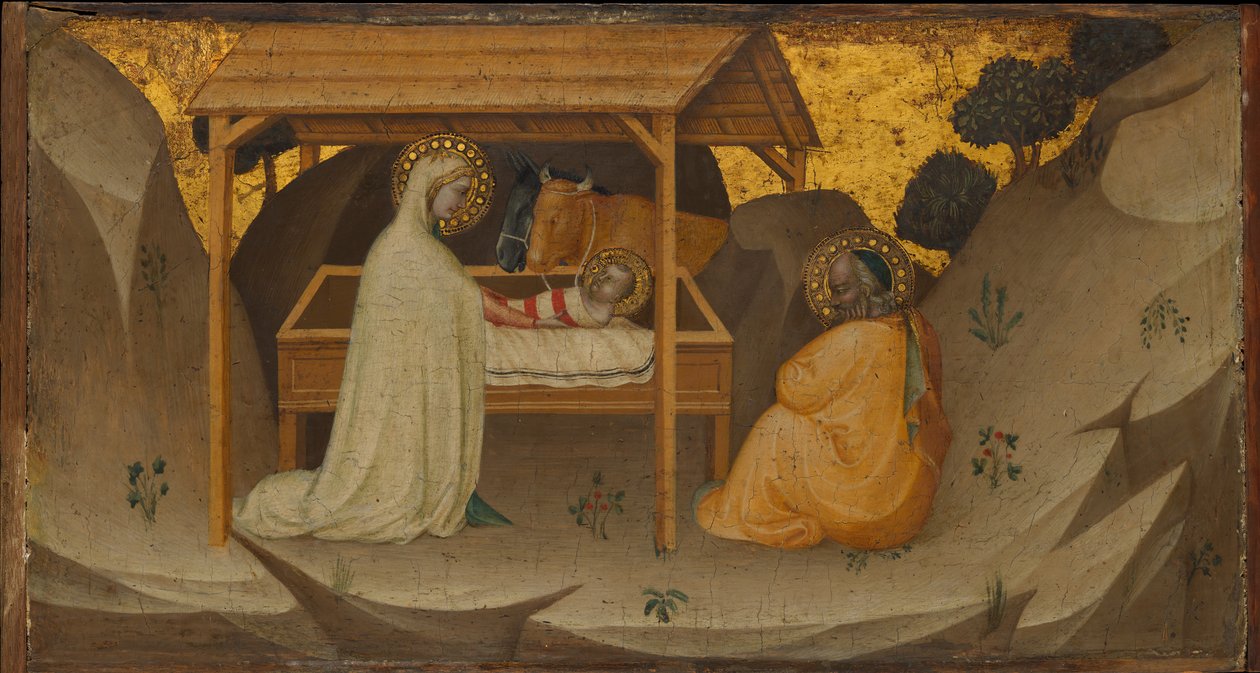 الميلاد ، كاليفورنيا. 1350. بواسطة Puccio di Simone