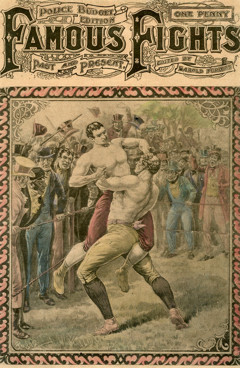 المعركة الثانية بين بنديجو وبين بن كونت ، 1838 أواخر القرن التاسع عشر أو أوائل القرن العشرين. بواسطة بوجنس