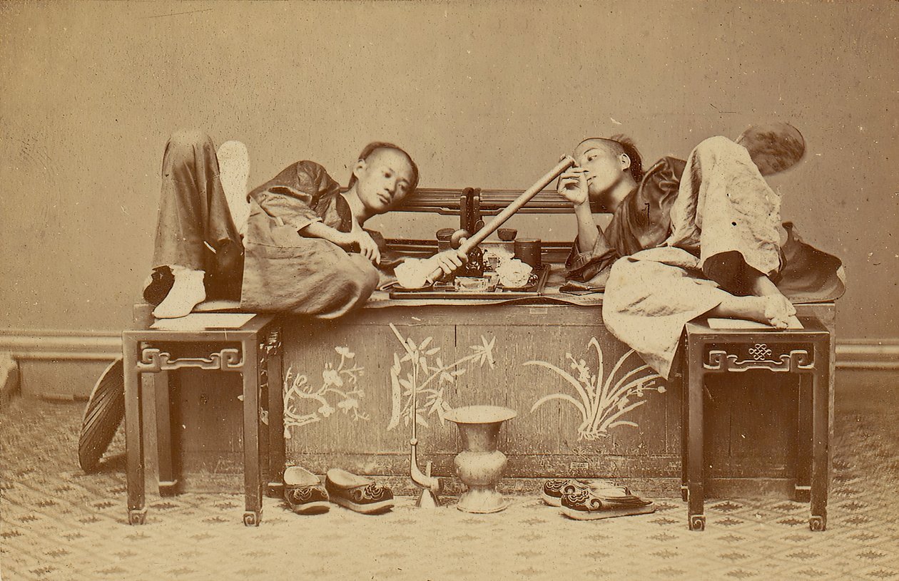 [مدخنو الأفيون] ، 1870. بواسطة بون لون