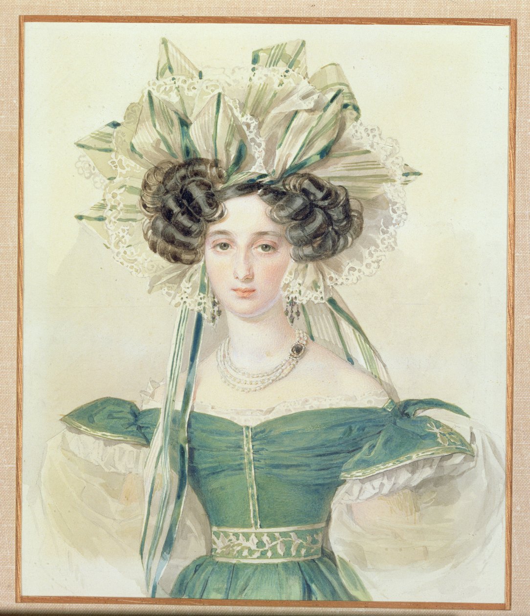 صورة الأميرة إليزابيث فورونتسوفا (1792-1856) ، حوالي 1823 بواسطة بيوتر فيودوروفيتش سوكولوف
