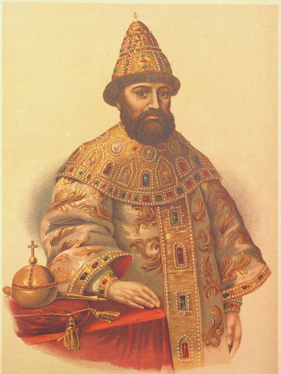 صورة القيصر ميخائيل الأول فيودوروفيتش من روسيا 1596-1645 ، 1860 بواسطة Pyotr Fyodorovich Borel
