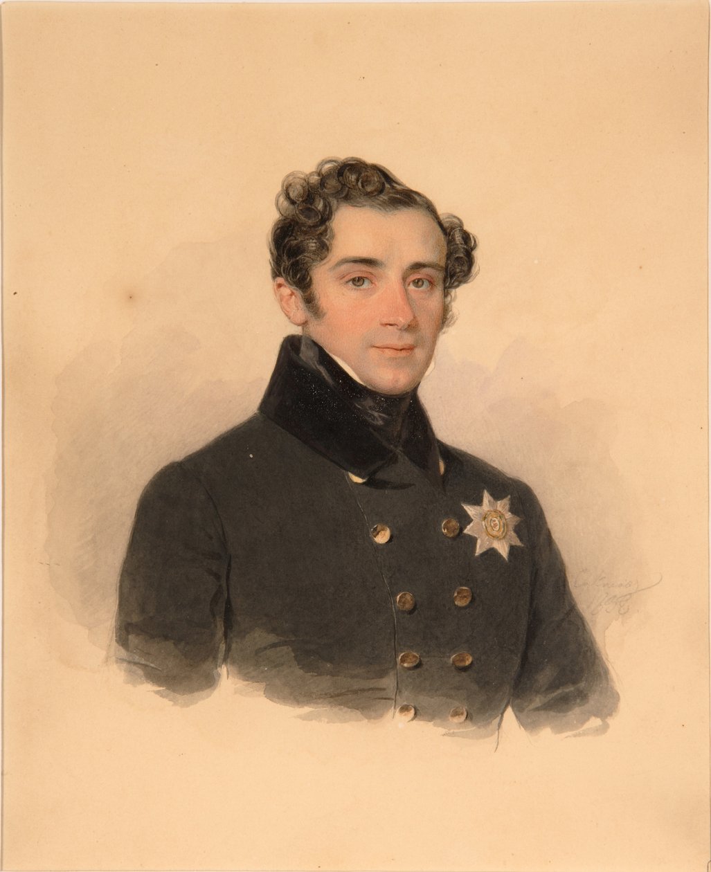 صورة للأمير ألكسندر فيودوروفيتش غوليتسين 1796-1864 ، 1838 بواسطة بيوتر فيودوروفيتش سوكولوف