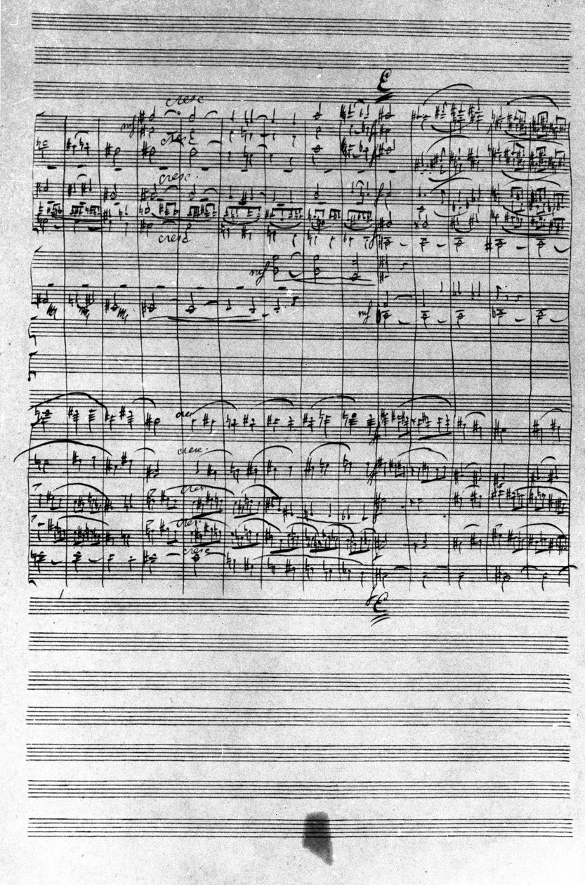 مخطوطة درجة كسارة البندق بواسطة Piotr أو Petr Ilyich Tchaikovsky (أو Tchaikovsky أو Ciajkovskij أو Tchaikowsky بواسطة Pyotr Ilyich Tchaikovsky