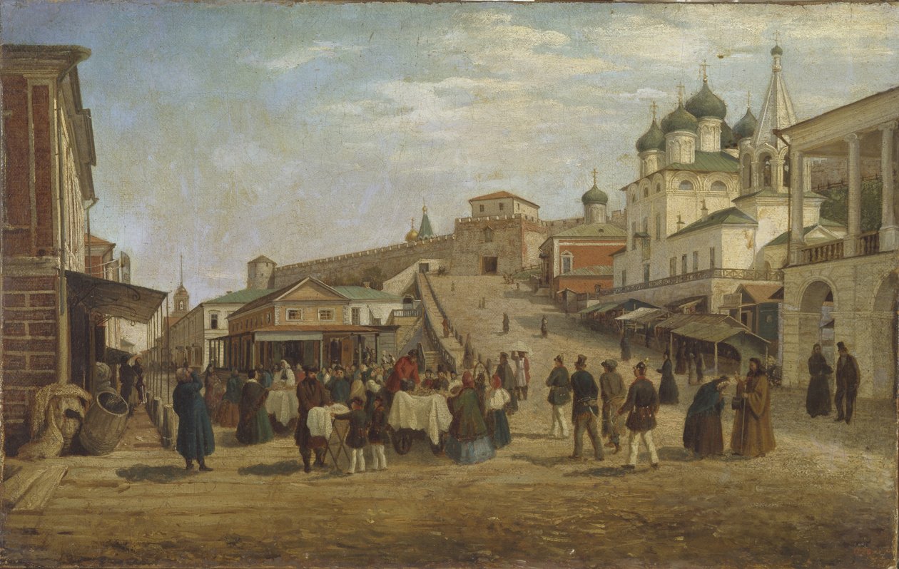 منظر نيجني نوفغورود ، 1867 بواسطة بيوتر بتروفيتش Vereshchagin