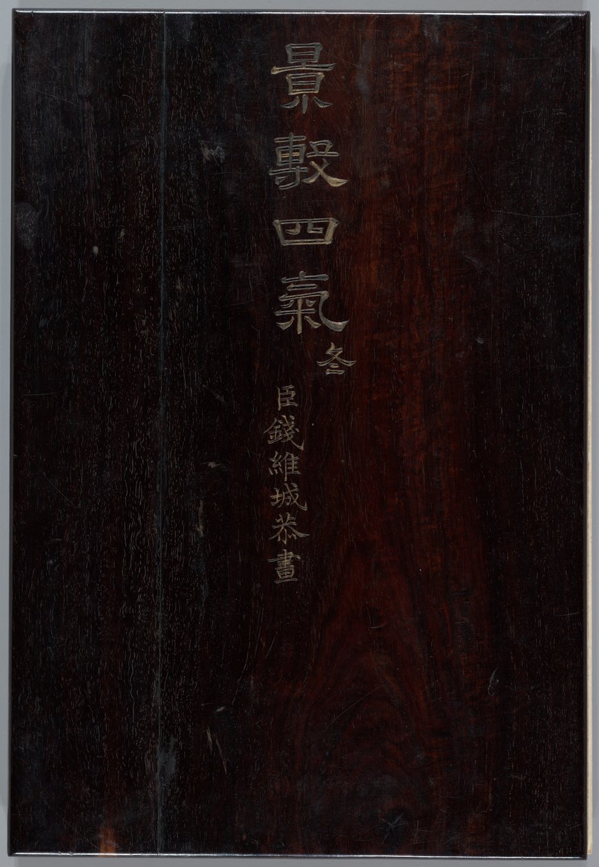 مناظر طبيعية وزهور شتوية (ألبوم يضم اثنتي عشرة لوحة؛ حبر وألوان على الورق) بواسطة تشيان ويتشنغ