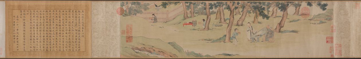 Zhao Mengfu Writing the Heart (Hridaya) Sutra in Exchange for Tea بواسطة تشيو ينغ