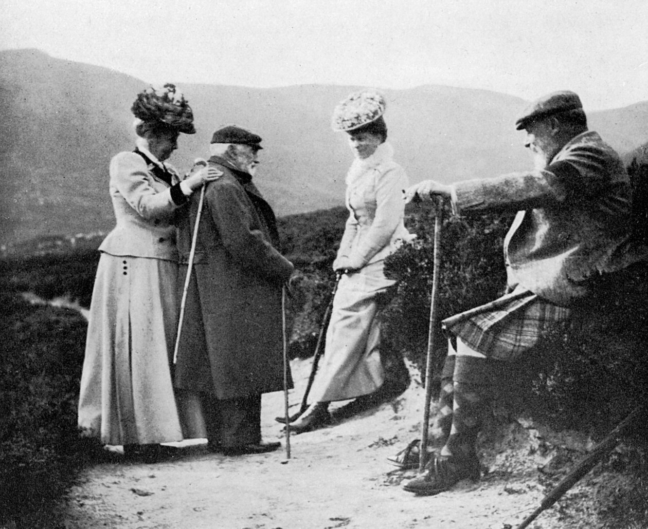 الملك إدوارد السابع 1841-1910 ، الأميرة ماري ، سيدة كاثرين كوك وكابتن ويلز ، 1908. بواسطة الملكة الكسندرا