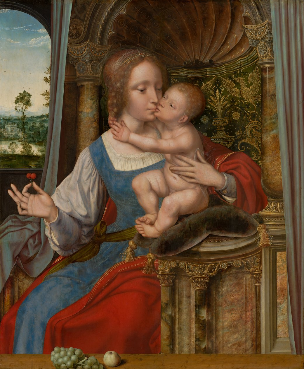 مادونا والطفل ، c.1525-30 بواسطة كوينتين ماسيس أو ميتسيس