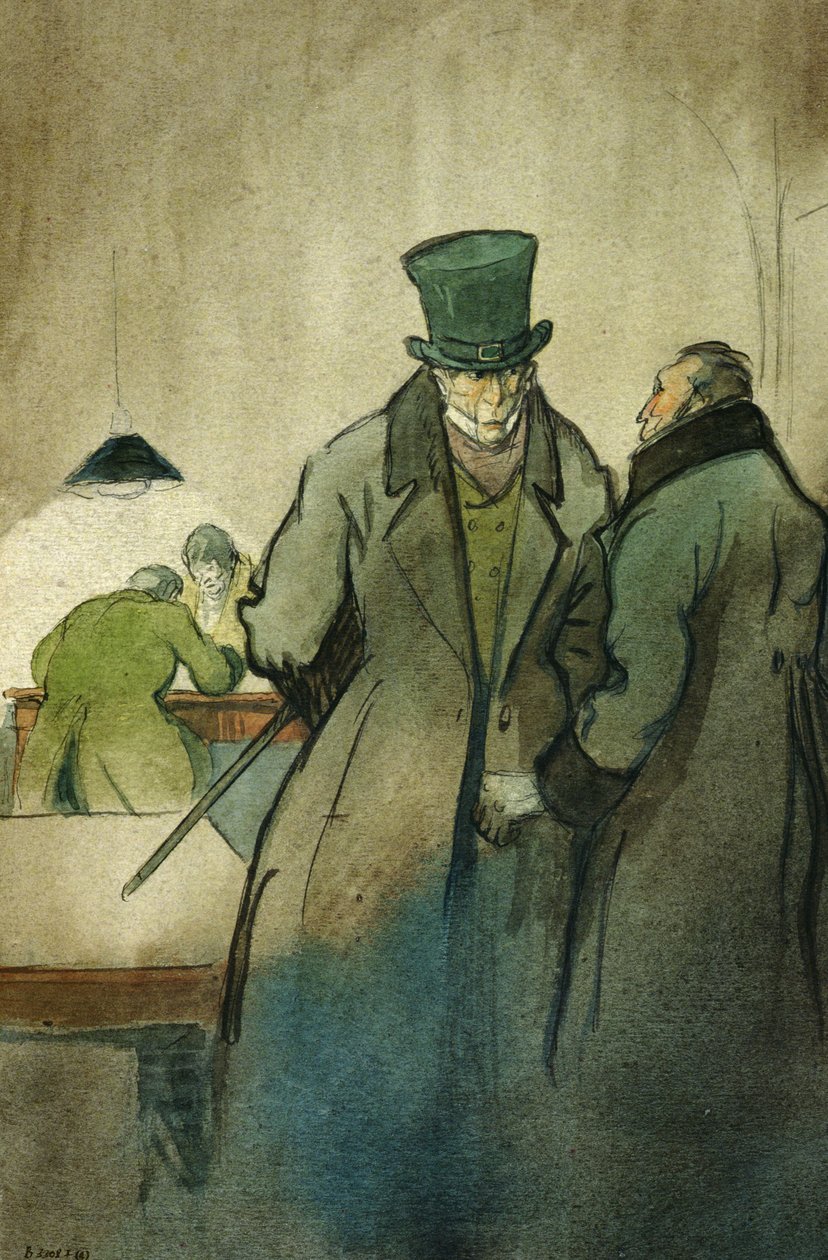 "Vautrin" ، رسم توضيحي لـ "Le Pere Goriot" ، رواية كتبها Honore de Balzac (1799-1850) ، نشرتها Rene Kieffer في باريس عام 1922 بواسطة خامسا