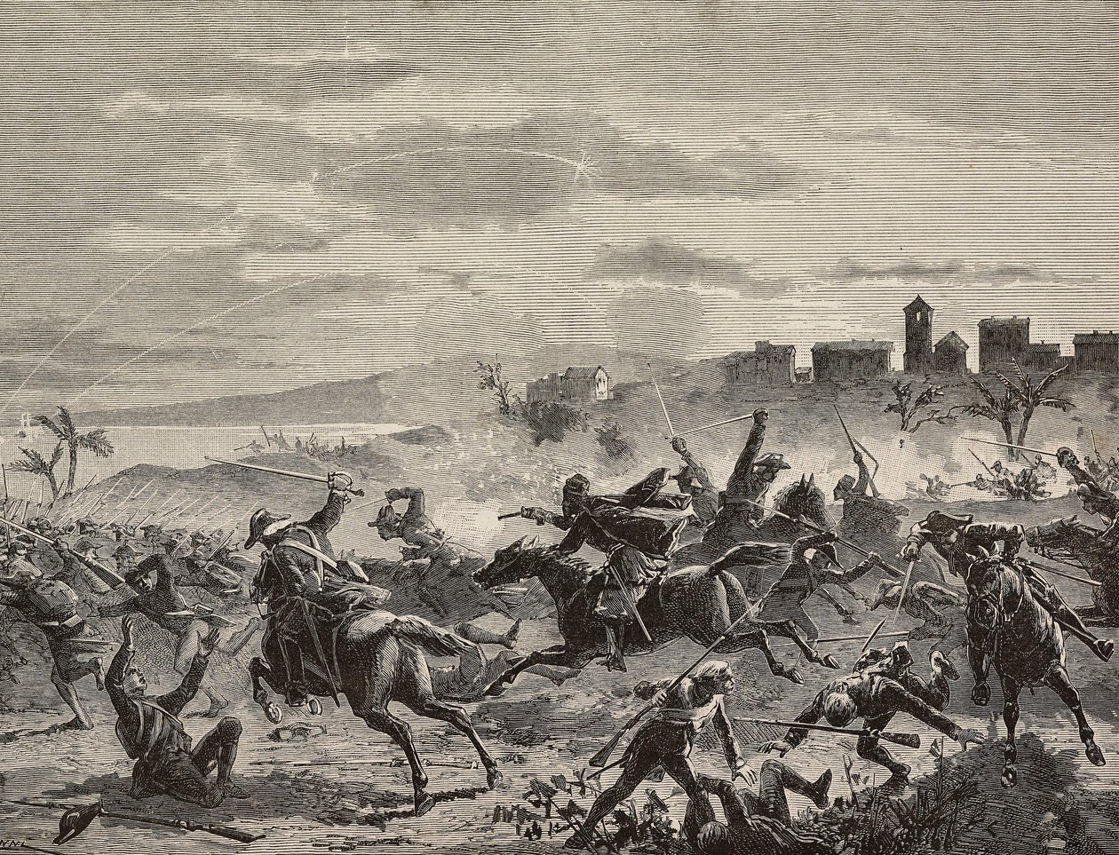 Defending of Cagliari during the French attack, February 17 بواسطة كوينتو سيني