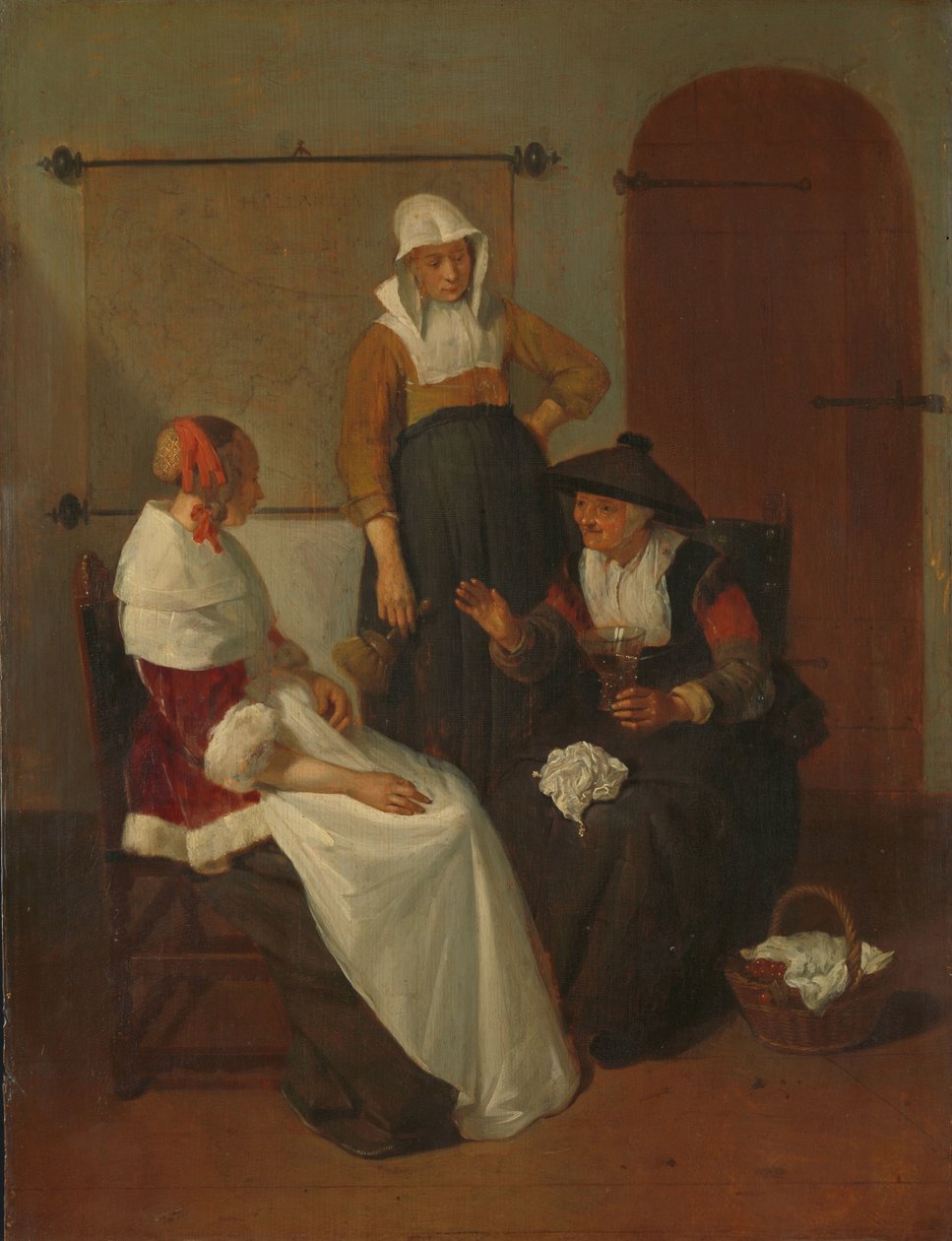 محادثة سرية بواسطة Quiringh Gerritsz. فان بريكيلينكام
