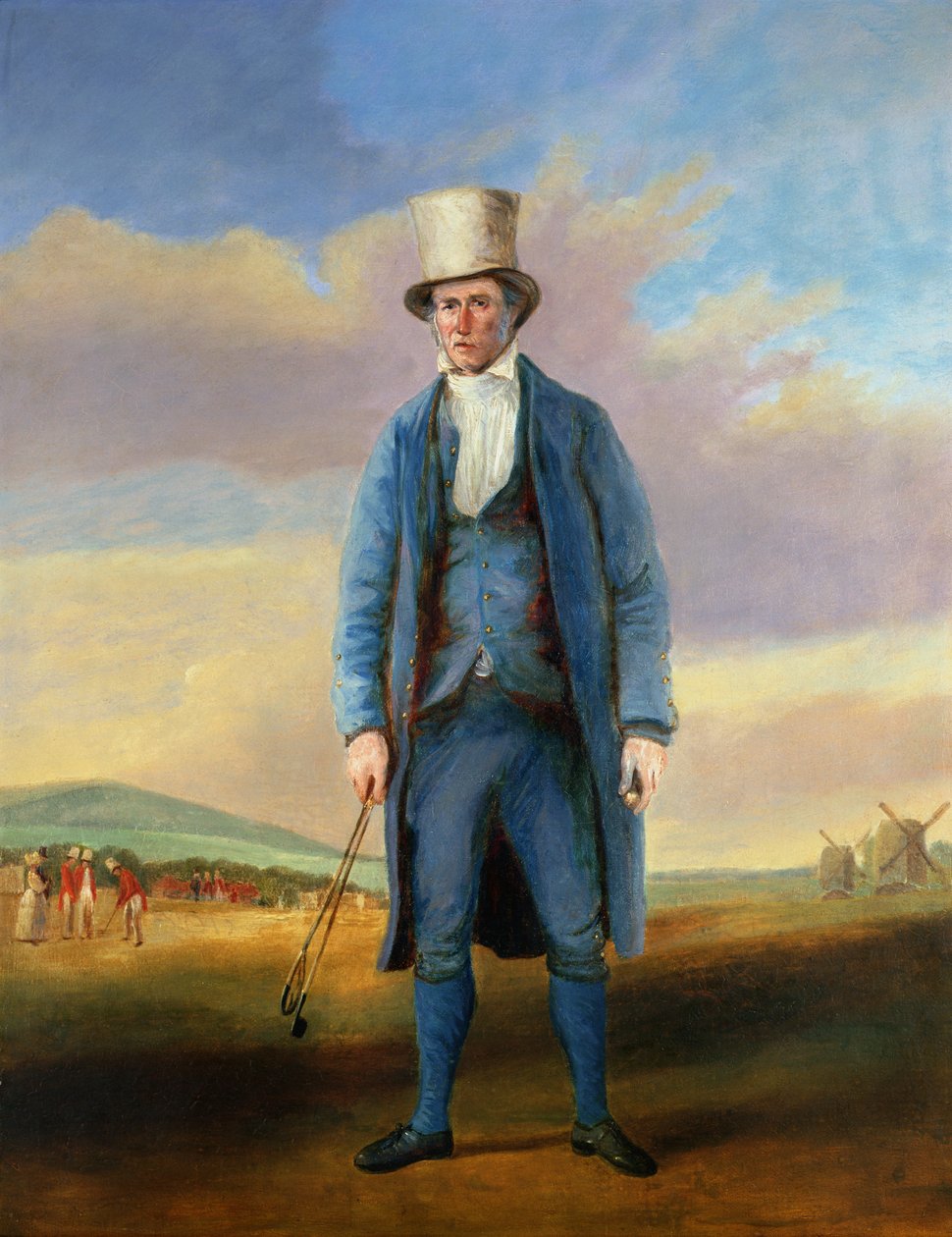 `Old Alick` ، Alick Brotherton (1756-1840) Holemaker of Royal Blackheath Golf Club ، c.1835 بواسطة RSE جالين