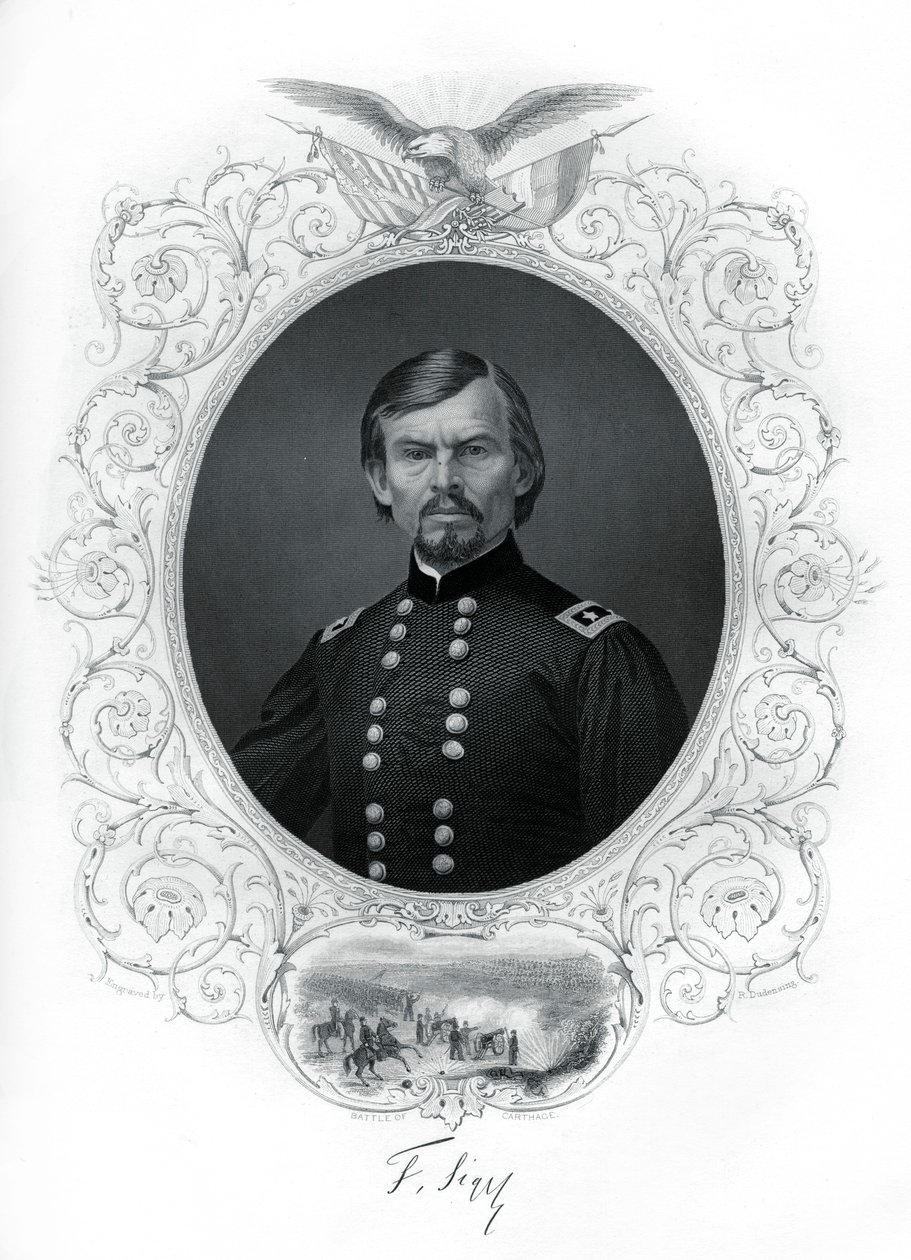 الجنرال فرانز سيجل ، جنرال الاتحاد في الحرب الأهلية الأمريكية ، 1862-1867. بواسطة ر. دودينسينج