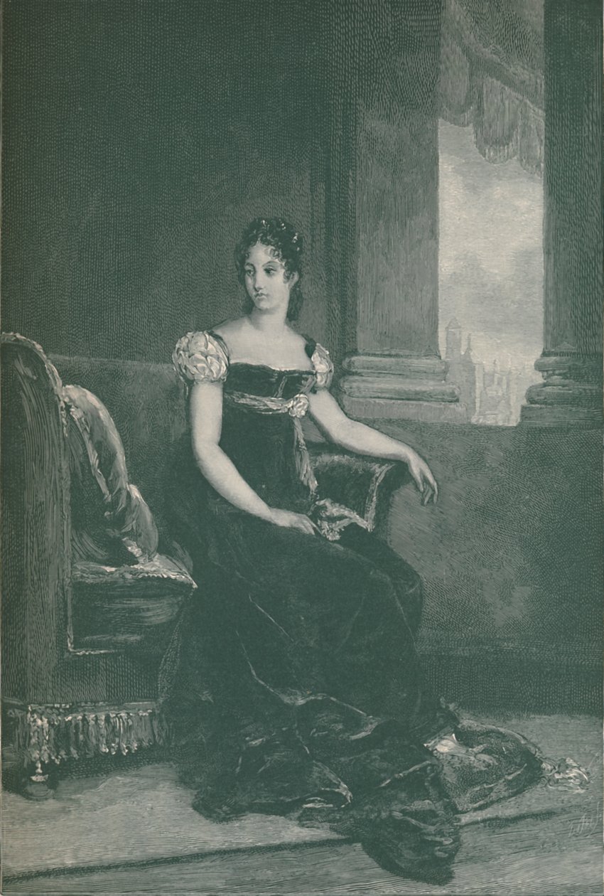 Eugénie Bernardine-Desireé Clary - Mme. Bernadotte ، ملكة السويد ، 1811 ، 1896. بواسطة RG Tietze