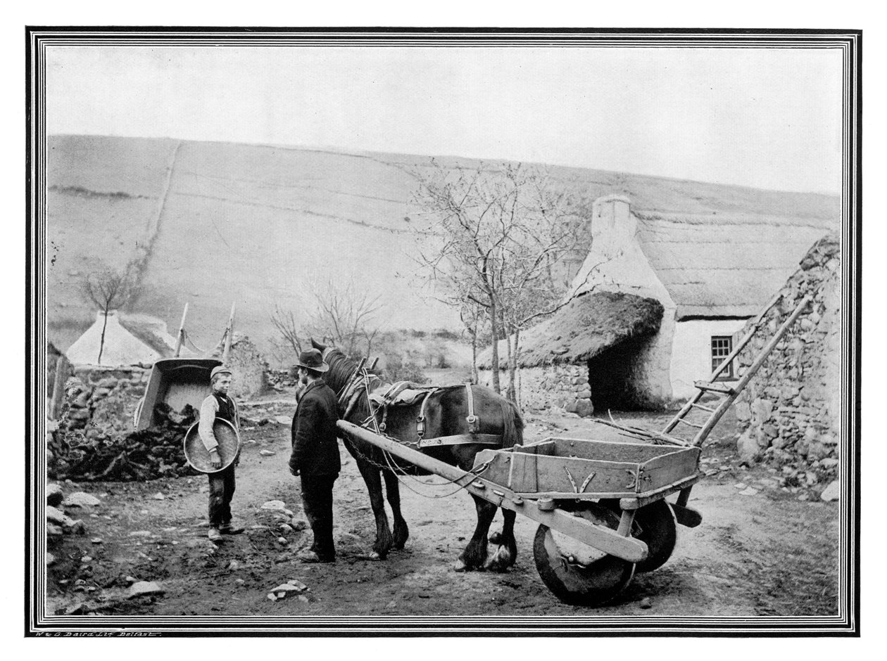 سيارة إيرلندية قديمة منخفضة الظهر ، 1901. بواسطة ر ويلزية