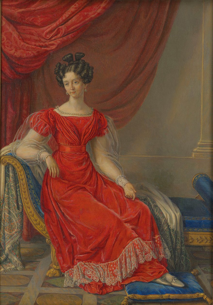 ماريا تيريزا من النمسا 1801-1855 ، ملكة سردينيا ، النصف الأول من القرن التاسع عشر .. بواسطة رافايل جيوفانيتي