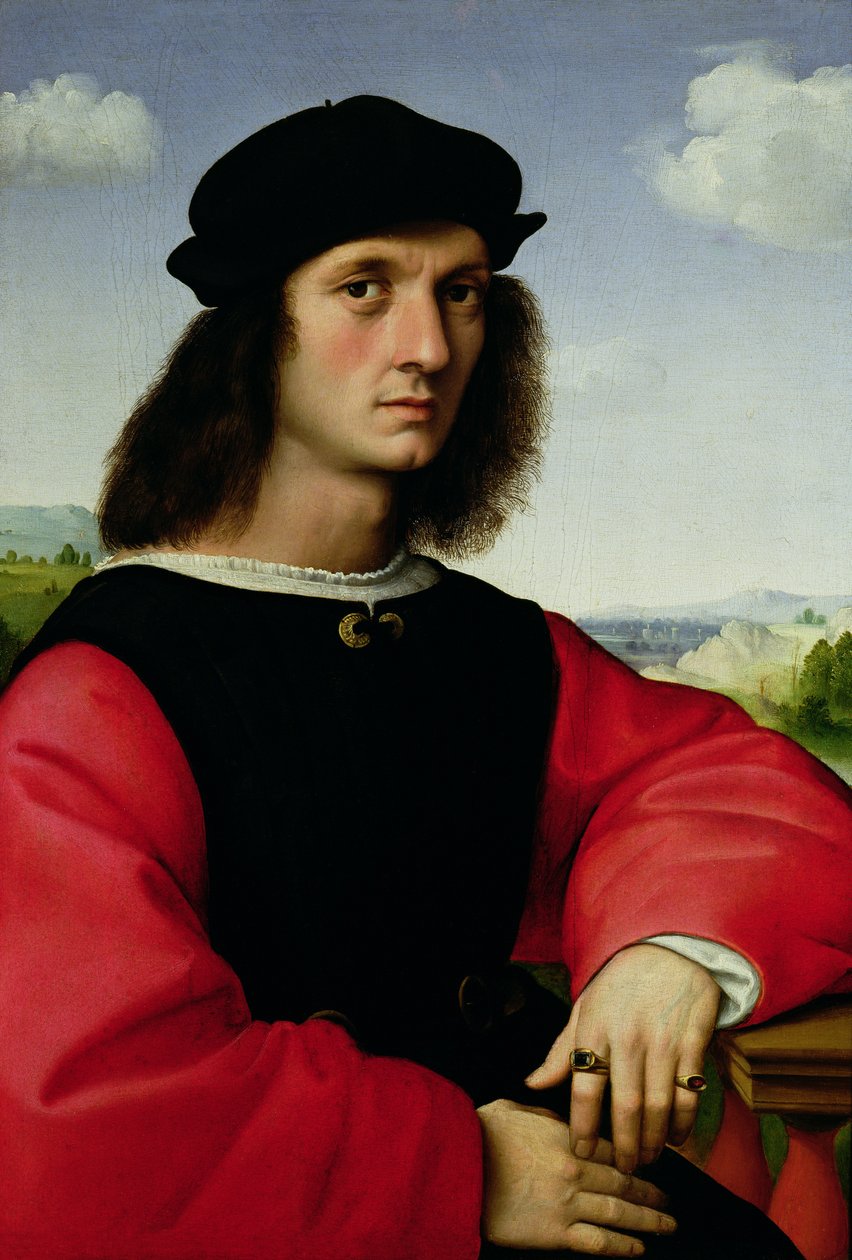 صورة لأجنولو دوني ، c.1505-06 بواسطة رافايللو سانزيو رافائيل