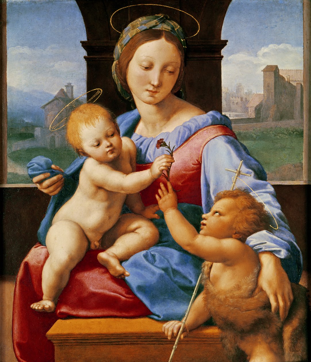 Aldobrandini Madonna أو The Garvagh Madonna ، c.1509-10 بواسطة رافايللو سانزيو رافائيل