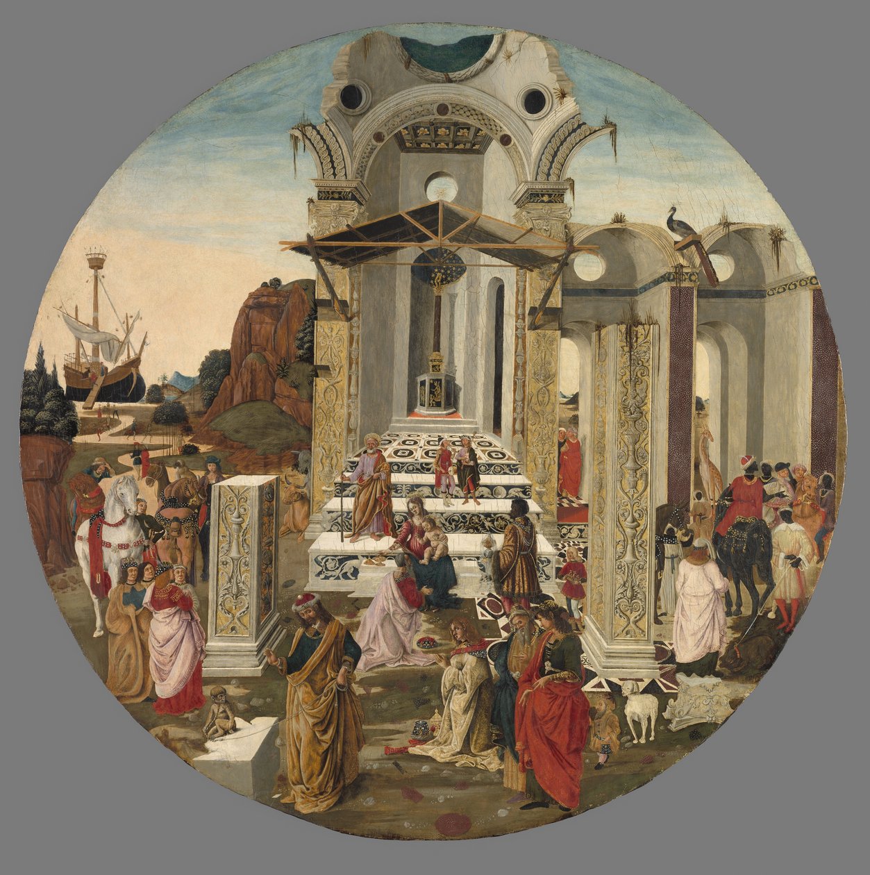عشق المجوس ، ص 1495 بواسطة Raffaello Botticini
