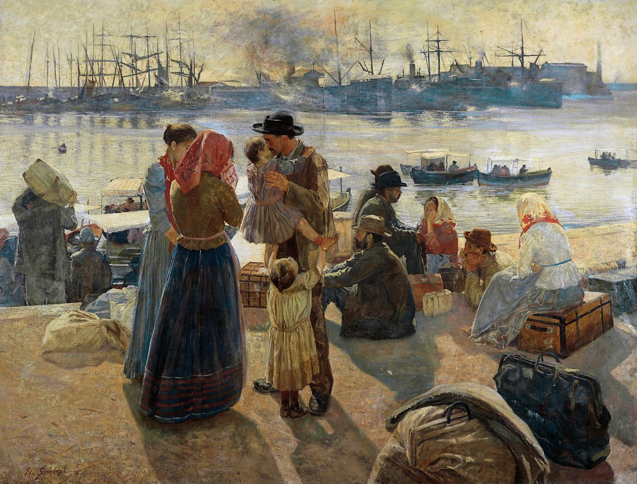 Emigrants بواسطة Raffaello Gambogi