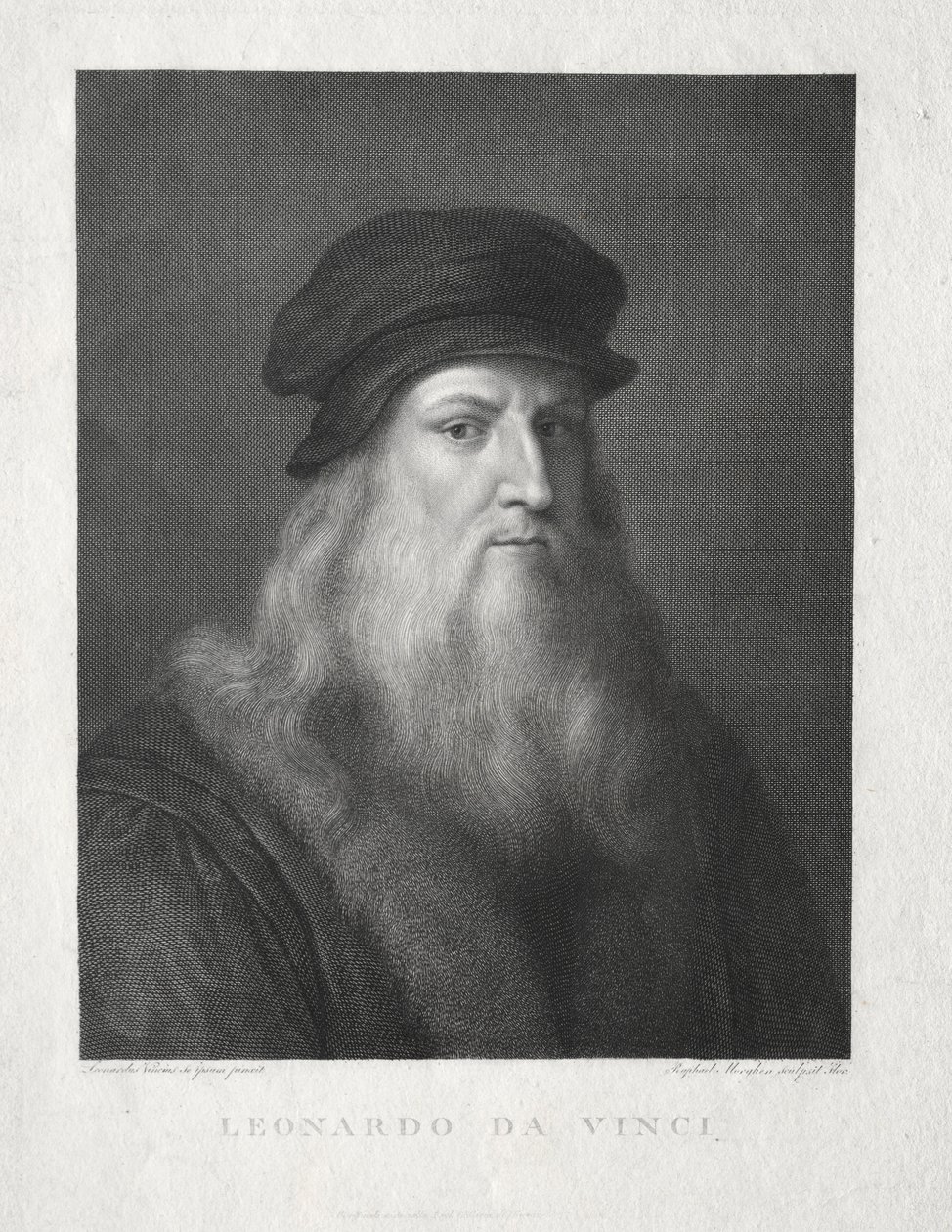 ليوناردو دافنشي. بواسطة Raffaello Morghen