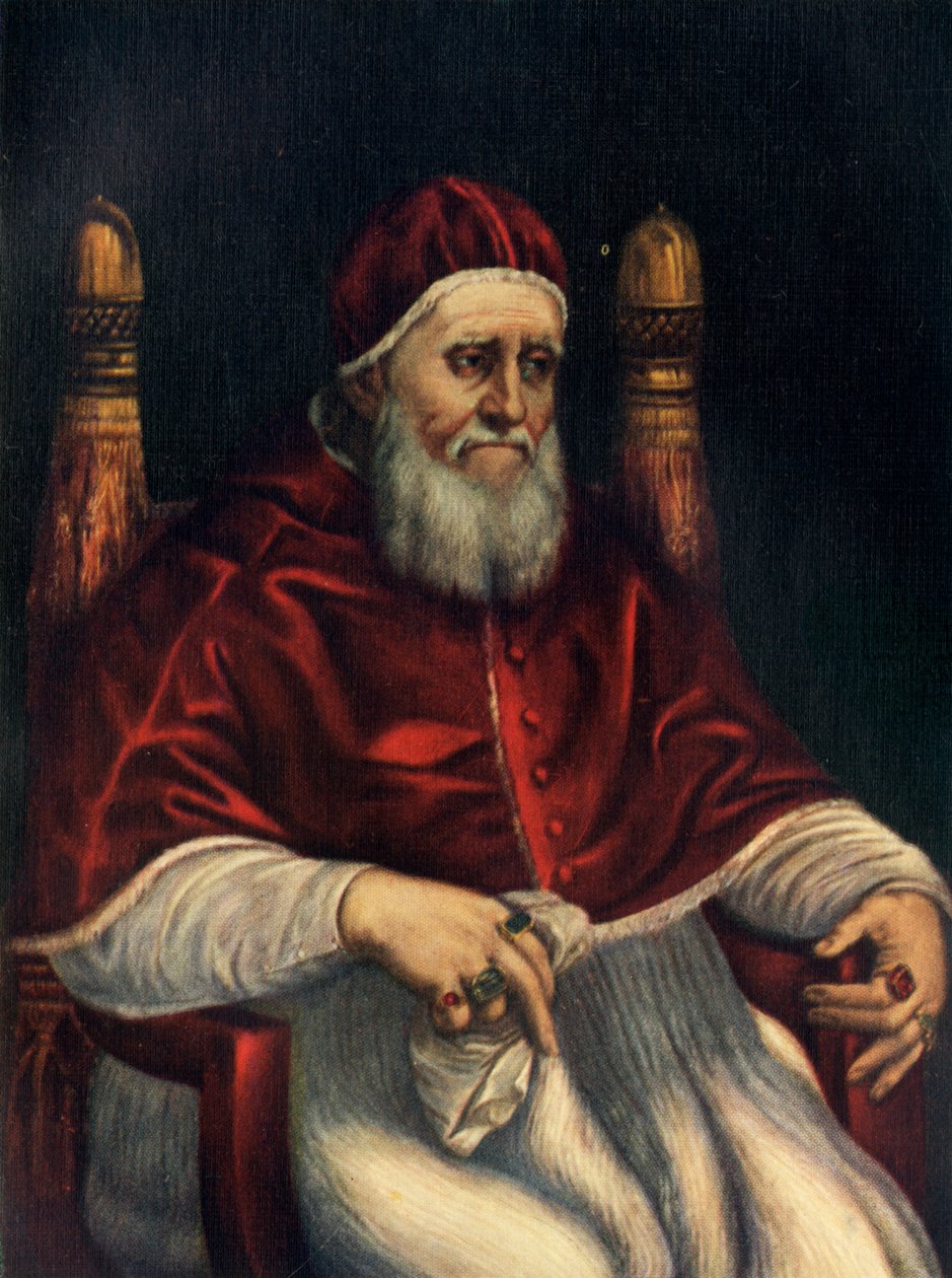 البابا يوليوس الثاني ، c1512 ، c1912 بواسطة رافايللو سانزيو رافائيل