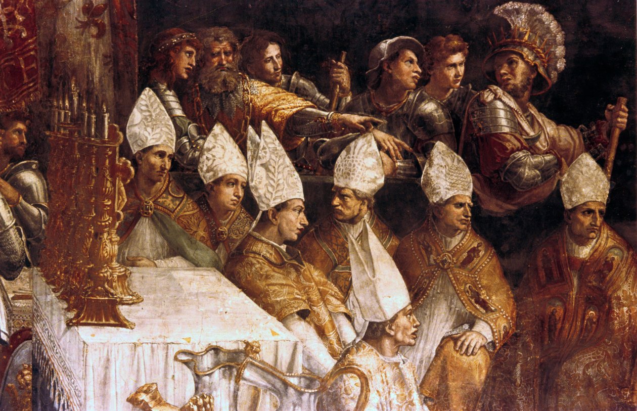 تتويج شارلمان التفاصيل ، c1514 بواسطة رافايللو سانزيو رافائيل