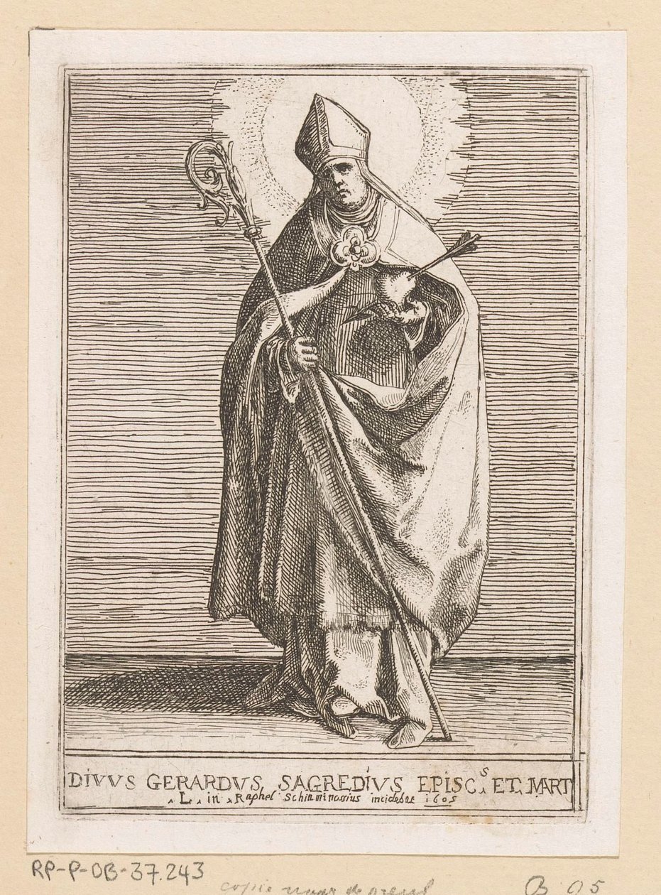 القديس جيرارد ساجريدو بواسطة Raffaello Schiaminossi