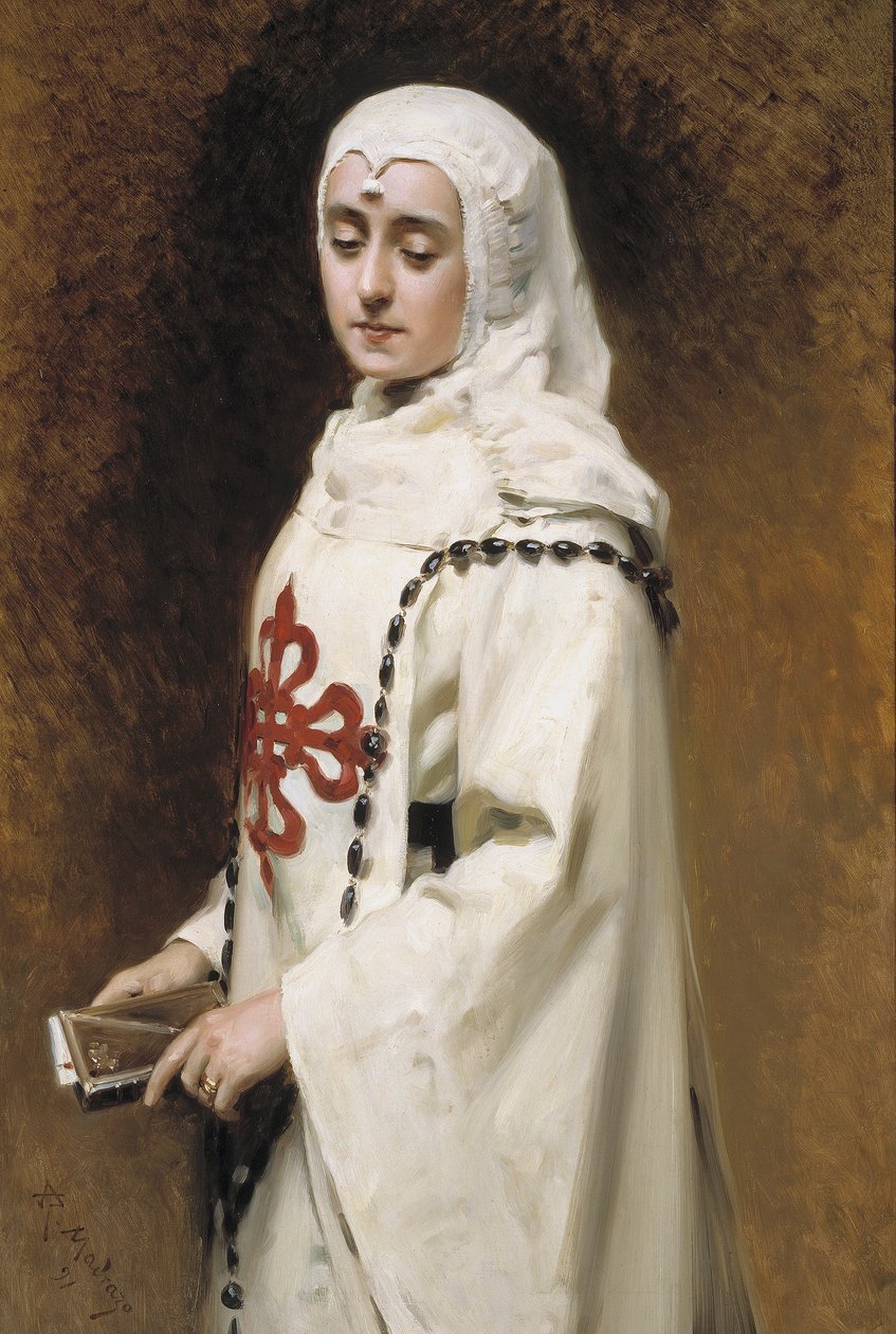 صورة ماريا غيريرو في دونا إينيس بواسطة Raimundo de Madrazo y Garreta
