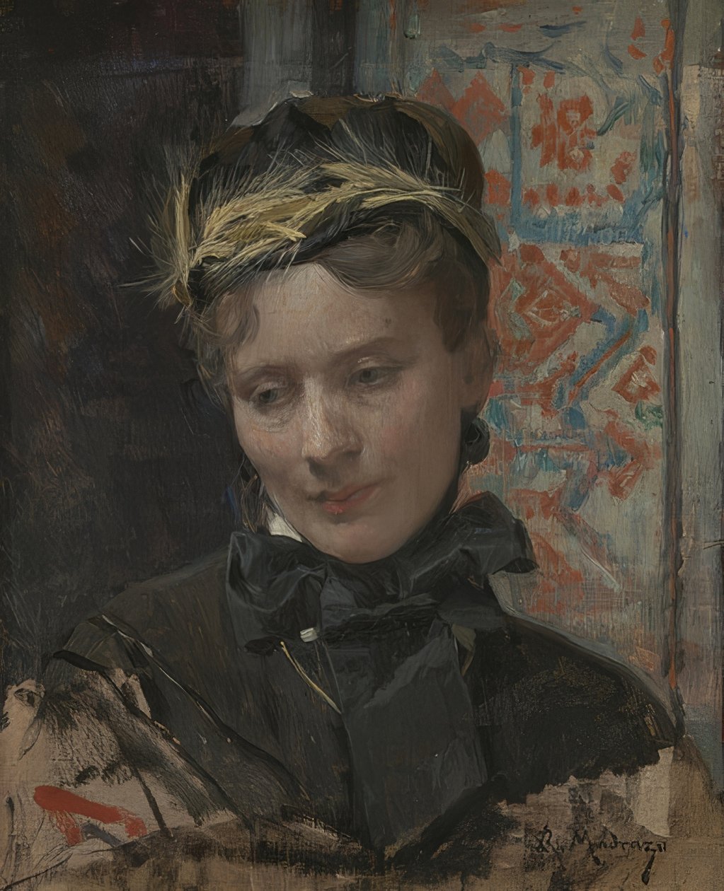 صورة سيدة. 1885-1895 بواسطة Raimundo de Madrazo y Garreta