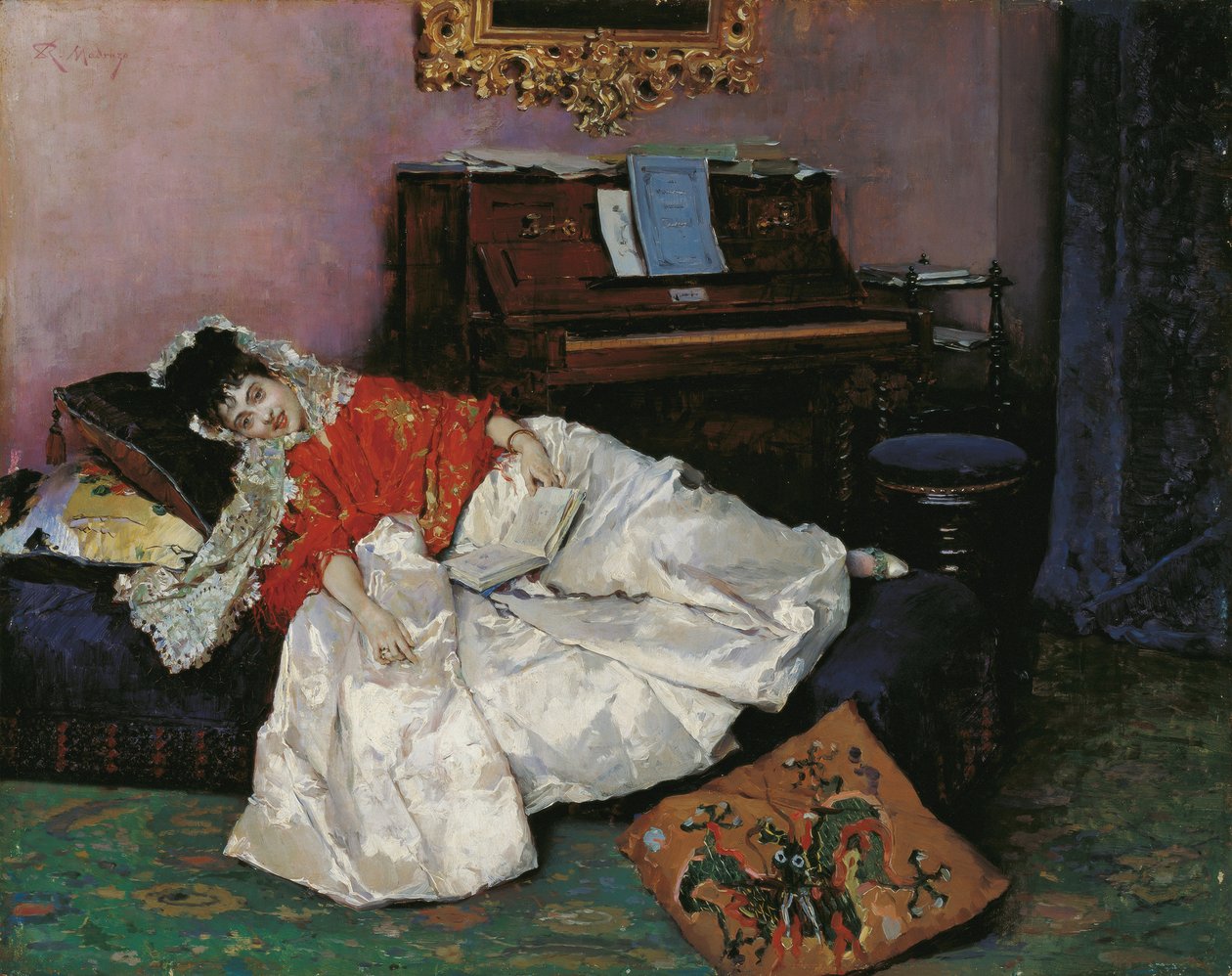 قراءة ألين ماسون بواسطة Raimundo de Madrazo y Garreta