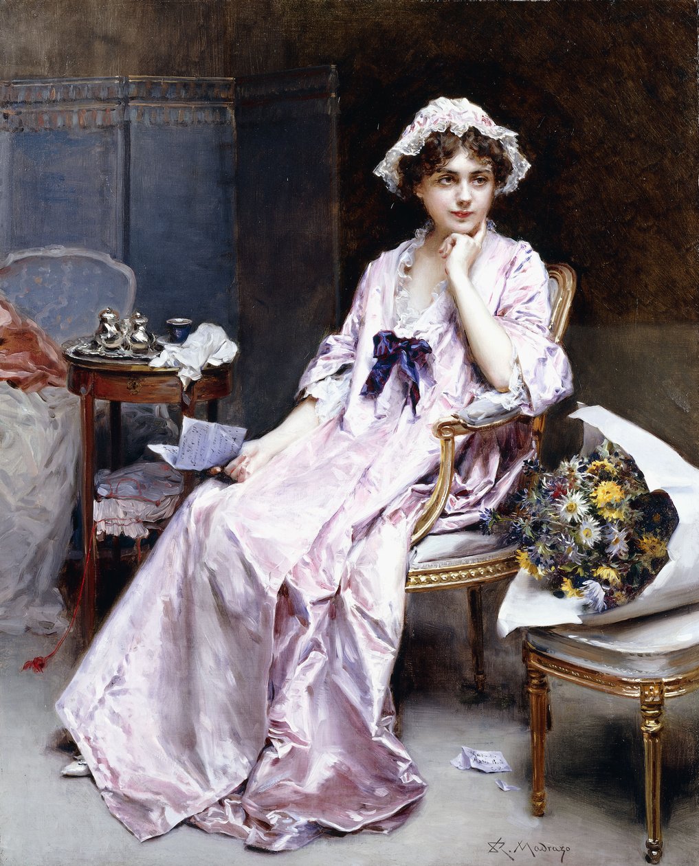 العشيقة المترددة بواسطة Raimundo de Madrazo y Garreta