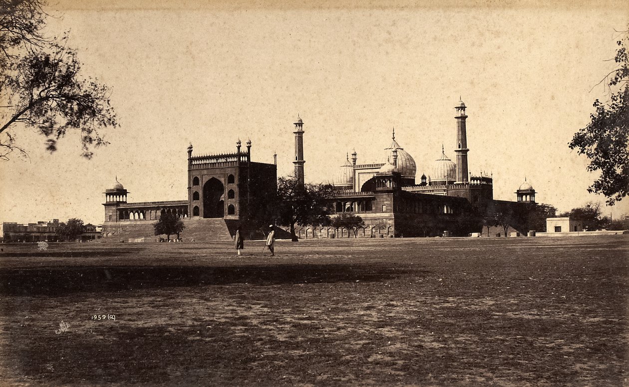 مسجد جامع ، دلهي ، 1886 بواسطة رجاء الدين ديال