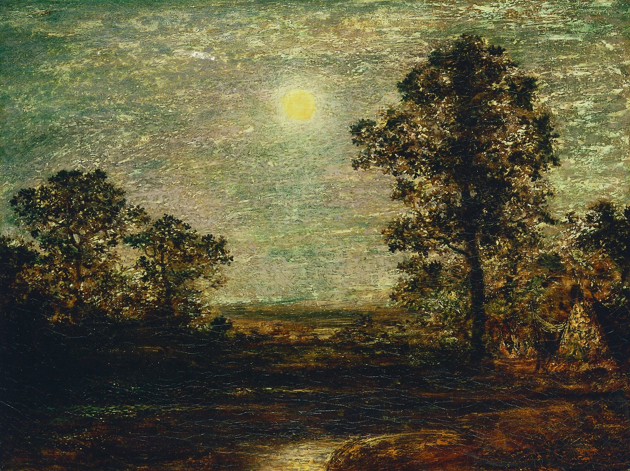 بدون عنوان (Moonlit Landscape) بواسطة رالف ألبرت بلاكيلوك