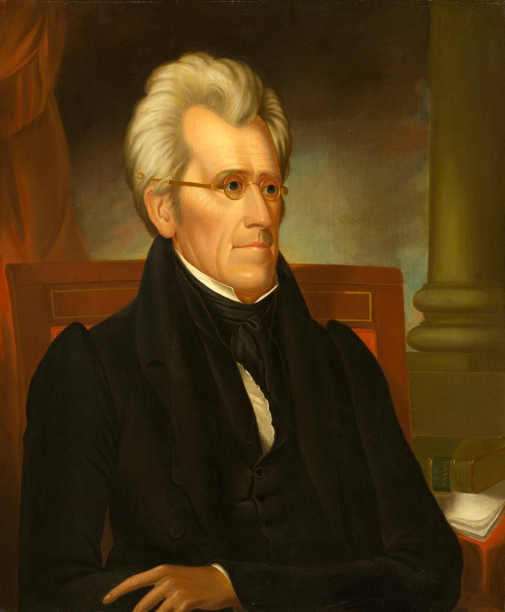أندرو جاكسون (1767-1845) ، 1830-1832 (زيت على لوح) بواسطة رالف إليسار وايتسايد إيرل