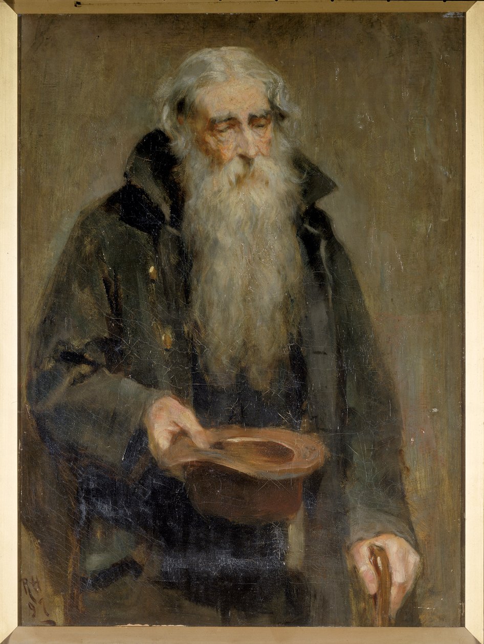أعمى متسول ، 1897 بواسطة رالف هيدلي