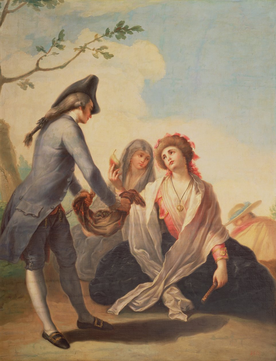 هدية البلد. ج 1778 بواسطة Ramon Bayeu y Subias