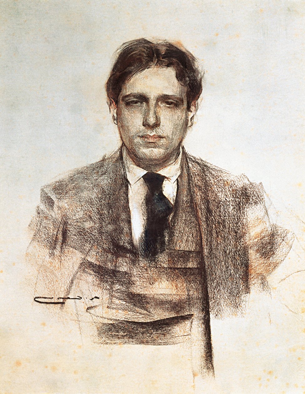 "" بورتريه أوجيني دورز (1881-1954) الكاتب الكتالوني "" رسم لرامون كاساس آي كاربو (1866-1932). 1899-1905. برشلونة. المتحف الوطني للفنون في كاتالونيا. بواسطة رامون كاساس إي كاربو