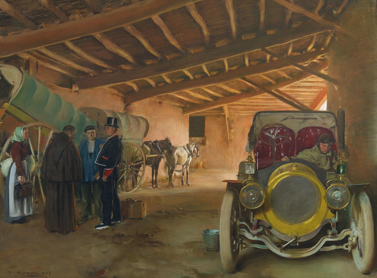 بيت المدرب ، 1907 بواسطة رامون كاساس إي كاربو