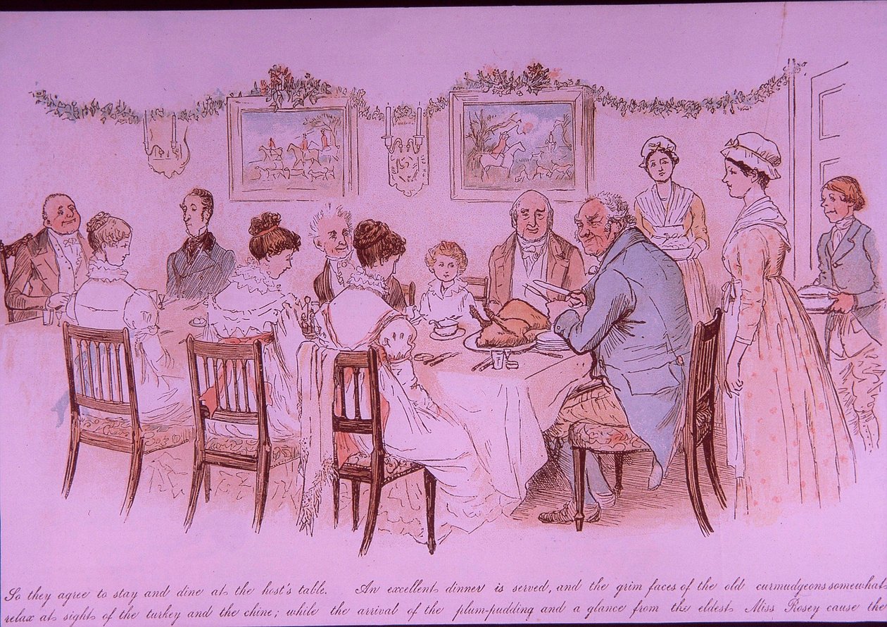 Christmas dinner بواسطة راندولف كالديكوت