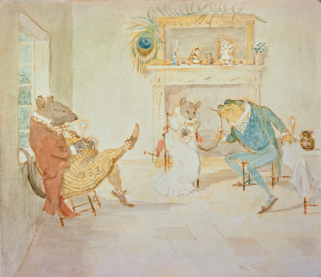 رسم توضيحي من "ضفدع سيحقق نجاحًا كبيرًا" (انظر أيضًا 327021) بواسطة راندولف كالديكوت
