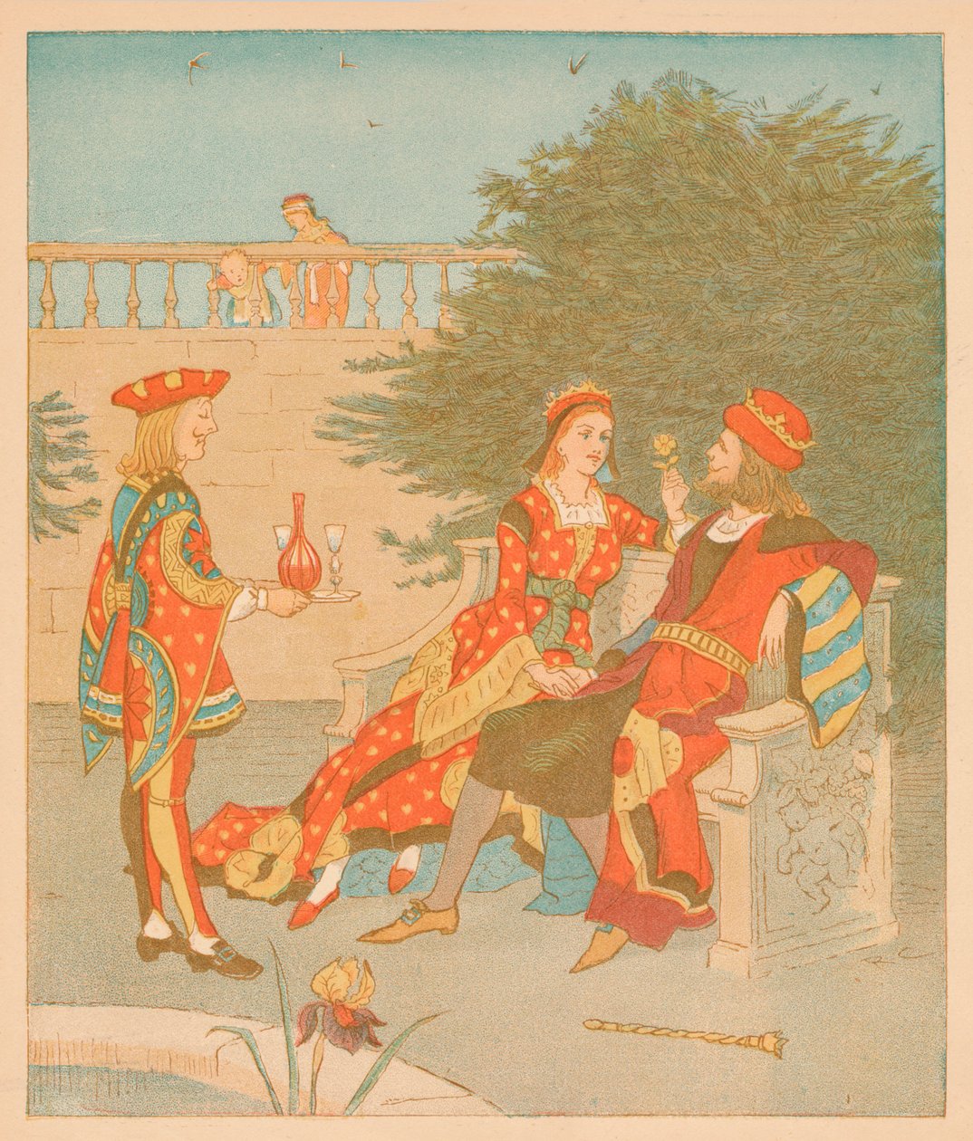Knave of Hearts and Queen of Hearts ، 1880. بواسطة راندولف كالديكوت