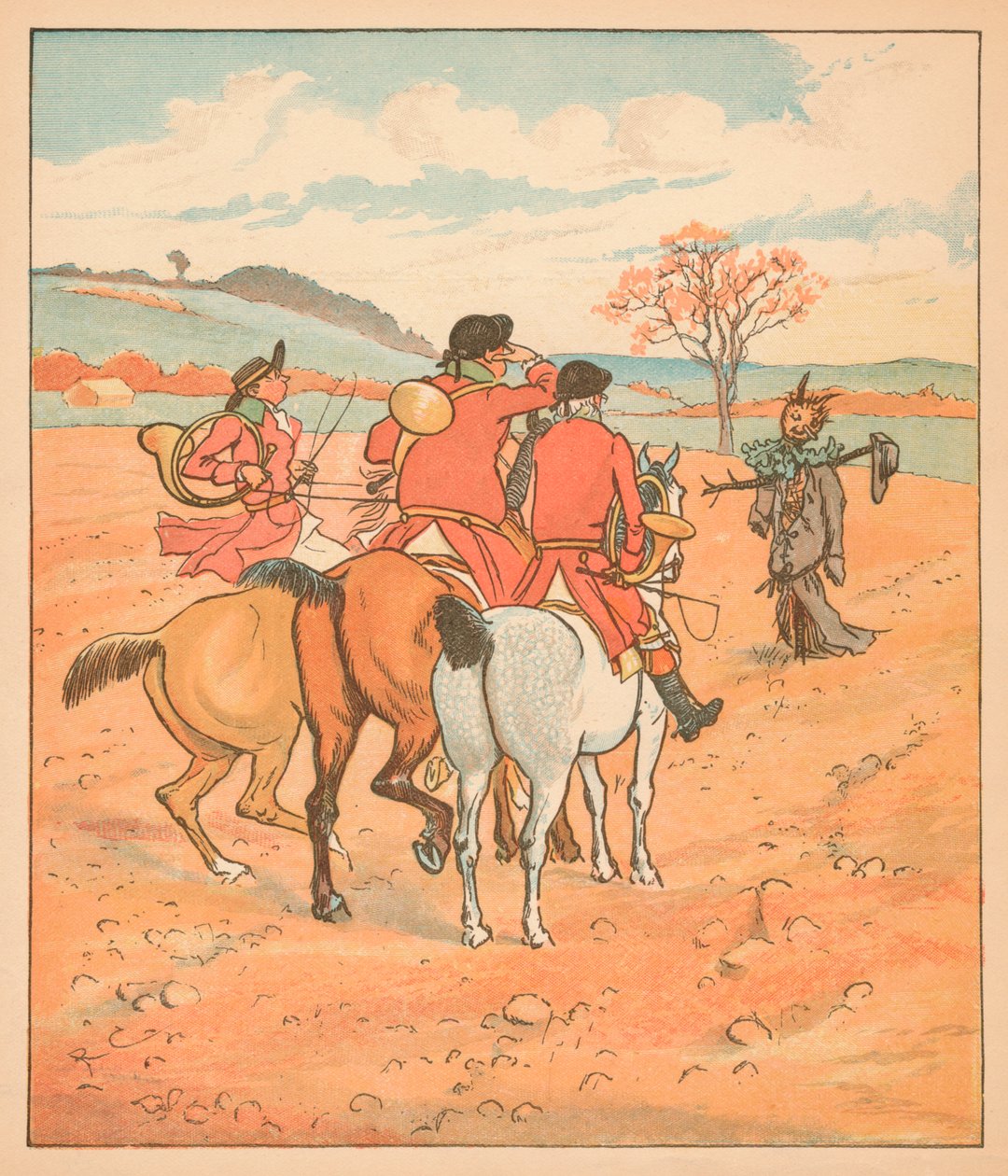 ... أول شيء وجدوه ، كان بوغارت تاترت ، في حقل ... ، 1880. بواسطة راندولف كالديكوت