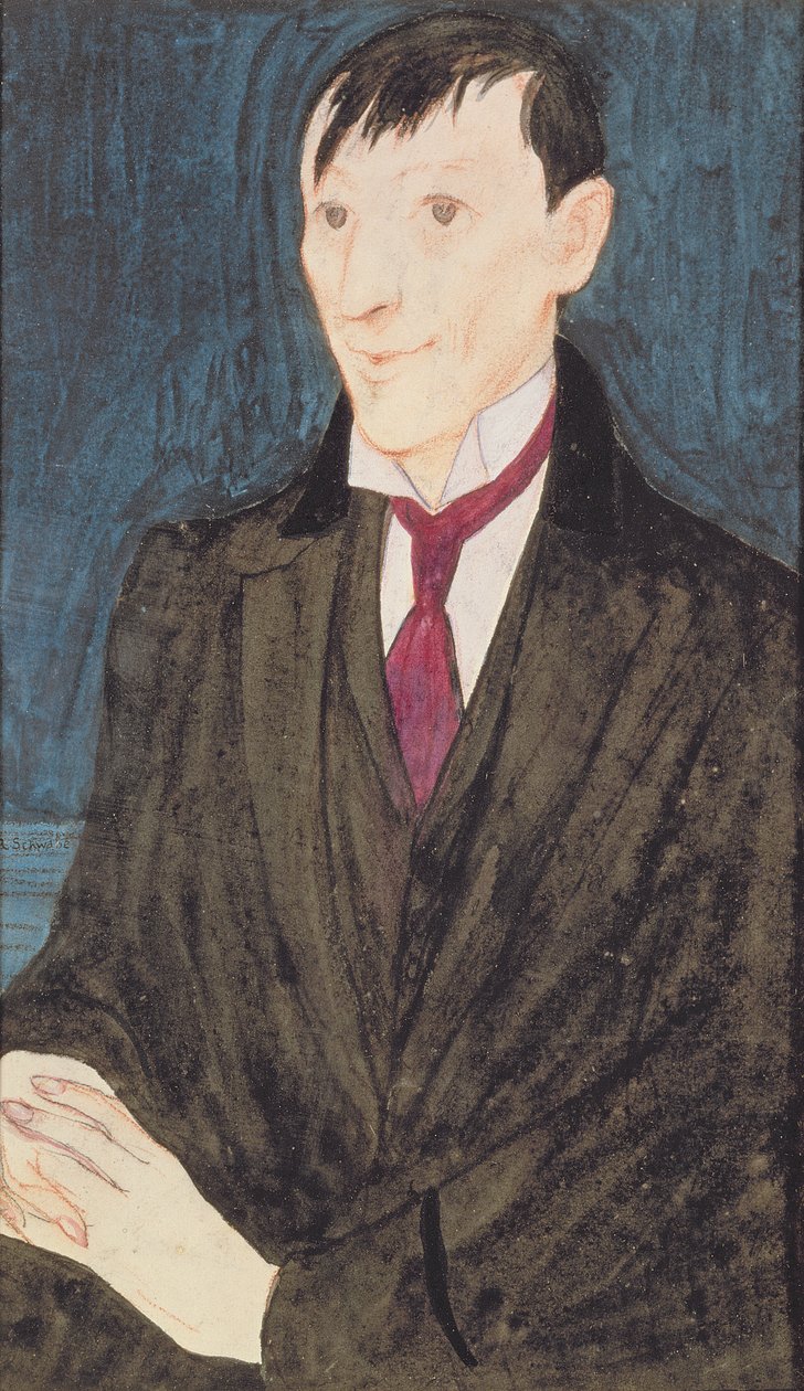 صورة ل JD Innes (1887-1914) (وسائط مختلطة) بواسطة راندولف شوابي