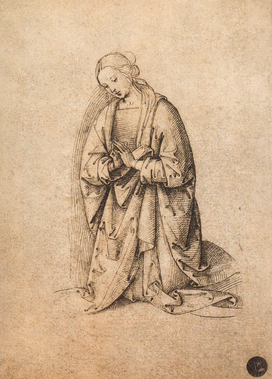 محبة العذراء. رسم رافائيل ، غاليري ديل أكاديميسيا ، البندقية بواسطة رافايللو سانزيو رافائيل