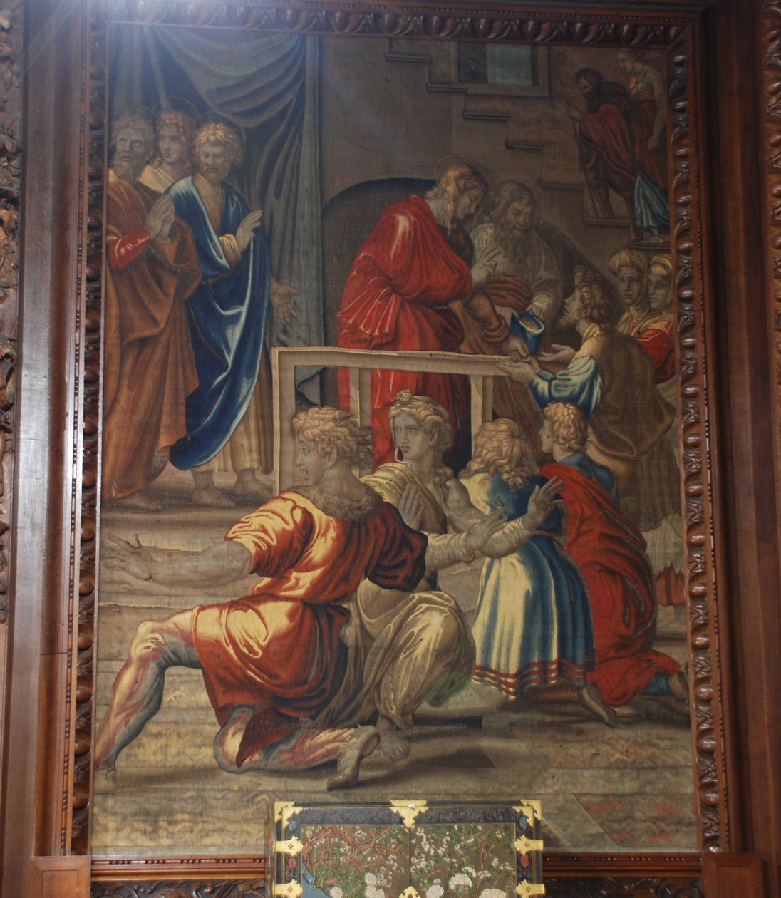 The Death of Ananias, Mortlake workshop بواسطة بعد رافائيل