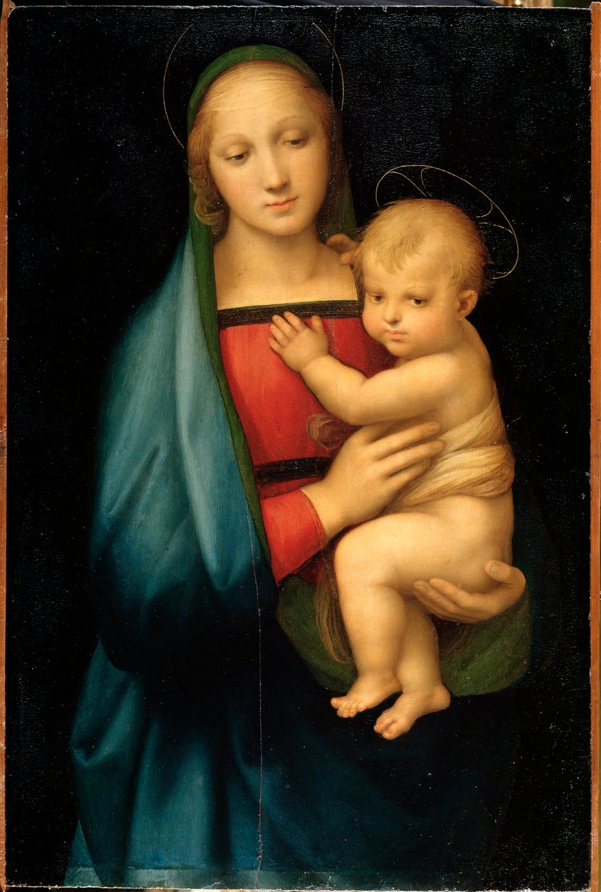 Madonna del Granduca - oil on wood, circa 1504 بواسطة رافائيل